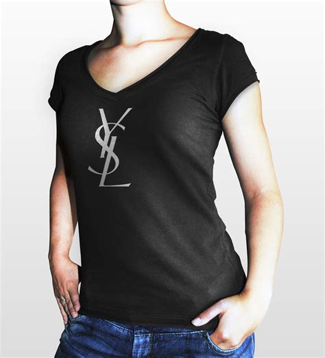 ysl t shirts ladies|saint laurent t shirt small.